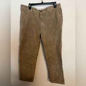 L.L. Bean Tan Corduroy Pants Straight Leg